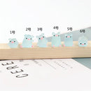 GobekUsa Kawaii Pig Miniatures Terrarium Figurines 6pcs Crafts Home Decoration