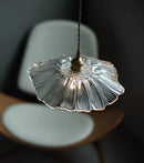 GobekUsa Japanese Sunflower Glass Pendant Lights Modern Brass Hanglamp Fixture