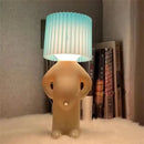GobekUsa LED Pleats Table Lamp: Unique Bedroom Night Light for Reading, Kids Gift