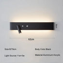 GobekUsa 8W/20W Long Led Wall Light Switch, Aluminum Fixture for Living Room Bedroom.