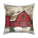 GobekUsa Christmas Cushion Cover Set - Festive Xmas Decor for Living Room Sofa