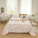 GobekUsa Cartoon Bear Printed Summer Quilt Lightweight Soft Cooling Blanket