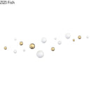 GobekUsa Gold Ball Wall Hanging Ornaments Spherical Crafts Room Decor Display Pendants
