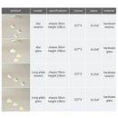 GobekUsa Elegant Cream LED Chandelier for Dining Room