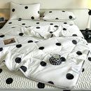 GobekUsa Double-Sided Cool Comforter Set: Ice Silk Duvet, Fitted Sheet, Pillowcase