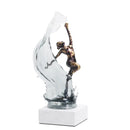 GobekUsa Ballet Dancer Figure Sculpture Clear Water Wave Home Decor