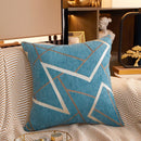 GobekUsa Geometric Chenille Cushion Cover 45x45 Comfortable Luxury Home Decor