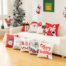 GobekUsa Embroidered Christmas Pillow Cases for Festive Decor