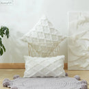 GobekUsa Embroidered Diamond Cushion Cover for Modern Living Room Decor