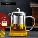 GobekUsa Glass Teapot: Kungfu Tea Set for Office, High Quality, Thermostable.