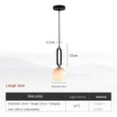 Nordic Marble Pendant Light With Polished Copper Accent