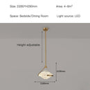 GobekUsa Gold LED Pendant Lamp: Modern Luxury Style for Bedroom, Living Room, Dining Room
