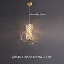 GobekUsa Crystal LED Pendant Lights | Dimmable Ring Hanging Lamp | Modern Luxury Decor Fixtures