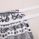 GobekUsa Elastic Band Diamond Lattice Ruffled Bed Skirt for Queen Size Mattress