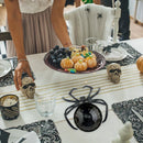 GobekUsa Halloween Skull Spider Tray Snack Storage Plate Fruit Basket Candy Box