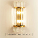 GobekUsa Gold Crystal Wall Lights: Modern LED Sconce for Bedroom, Living Room & Bathroom