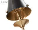 GobekUsa Black/Gold Wall Lamp: Luxury Living Room Bedroom Staircase Light