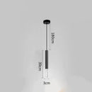 GobekUsa Black Ring Pendant Lamp Dimmable LED Ceiling Hanging Light