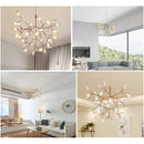 GobekUsa Luxe Chandelier: Modern Nordic Ceiling Light for Living & Dining Room
