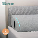 GobekUsa Bed Wedge Pillow Memory Foam Mattress Gap Filler with 2 Large Side Pockets