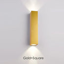 GobekUsa Gold LED Wall Lamp 96V 220V IP67 Waterproof Outdoor Sconce Light