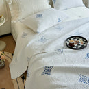GobekUsa Cotton Quilted Embroidered Bedspread Set