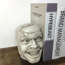 GobekUsa Johnny Statue Bookshelf Bookend Funny-face Home Decoration Desktop Ornament
