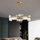 GobekUsa Gold LED Pendant Lights Living Room Dining Hall Kitchen Bar Decor Lighting