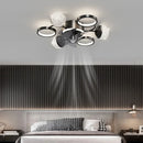 GobekUsa LED Ceiling Fans with Lights Remote Control for Indoor Lighting