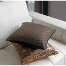 GobekUsa Luxe Jacquard Cushion Covers - Brown Gold Coffee Color - 45x45cm