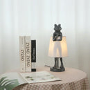 GobekUsa Frog Resin Desk Lamp: Retro Design LED Bedroom Lighting Fixture