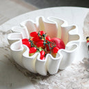 GobekUsa Geometric Striped Fruit Plate Tray for Home Decor & Storage