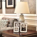 GobekUsa Golden Shell Photo Frame for Family Portrait Nightstand Decoration