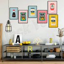 GobekUsa Blue Cool Beans Pesto Pasta Food Art Poster Soy Pun