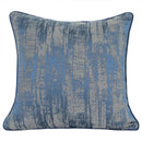 GobekUsa Blue Geometry Jacquard Pillow Cover 45x45cm Sofa Decoration