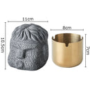 GobekUsa Abstract Figure Portraits Cement Ashtray Smoking Accessories Gift