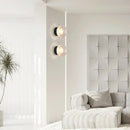 GobekUsa Elegant Glass LED Wall Sconce for Porch Aisle Bedroom Decor