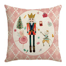 GobekUsa Christmas Pillowcase Collection - Festive Sofa Decor with Christmas Tree, Elk, Snowman