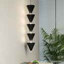 GobekUsa Gold Black Cone LED Pendant Lamp for Stylish Home and Shop Lighting