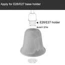 GobekUsa Alabaster Glass Shade Bell Light Fixture Replacement Cover for Fan Chandelier Sconce