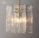 GobekUsa LED Glass Pendant Light, Modern Small Chandeliers for Bedroom, Dining Room, Kitchen Island