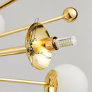 GobekUsa Gold LED Glass Pendant Light for Modern Indoor Lighting