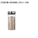 GobekUsa Glass Seasoning Can Spice Shaker Salt Pepper Condiment Bottle