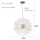 GobekUsa Dandelion Chandelier LED Pendant Lamp for Dining Room Bedroom Shops