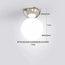 GobekUsa Iron Glass LED Ceiling Lights Modern Home Decor Lighting G9 Lamparas