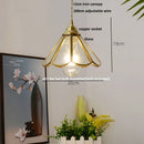 GobekUsa Blue Glass LED Pendant Lamp: Nordic Modern Hanging Light.