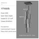 GobekUsa LED Stair Chandelier: Luxury Loft Geometry Pendant Lamps for Modern Living