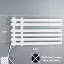 GobekUsa Electric Towel Warmer Rack Thermostatic Digital Display Stainless Steel Holder