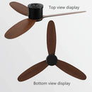 GobekUsa Black Modern DC Ceiling Fan Remote Control for Office Living Room