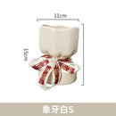 GobekUsa Bouquet Shape Ceramic Vase Pot Home Decoration Floral Arrangement Accessories